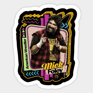 Foley - Pro Wrestler Sticker